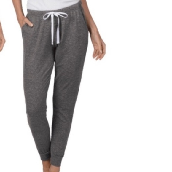 Born Women’s Gray Charcoal Jogger Sweatpants Drawstring Front Tie Size Medium - Picture 1 of 6